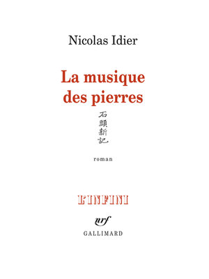 cover image of La musique des pierres